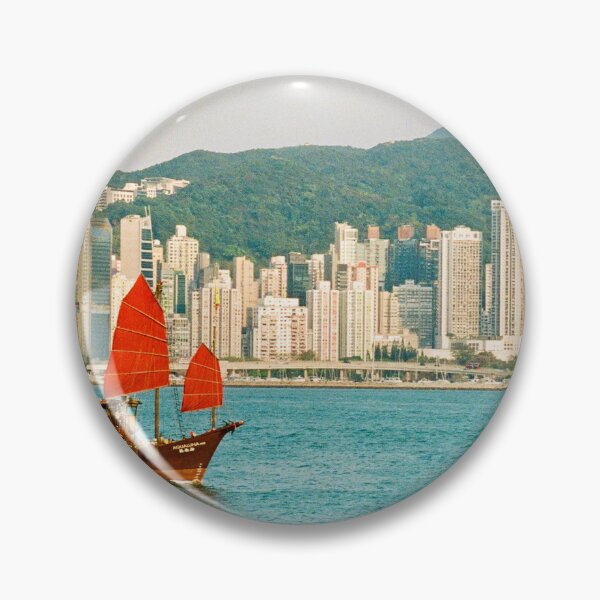 Item preview, Hong Kong junk sailboat image taken on 35mm film  designed and sold by Josh Does Film!.