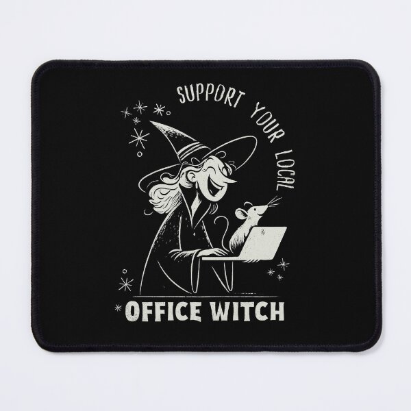 Item preview, Support Your Local Office Witch designed and sold by PsychicWar.