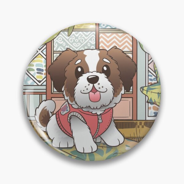Item preview, St Bernard’s Summer Vibe designed and sold by NeatThingLover.