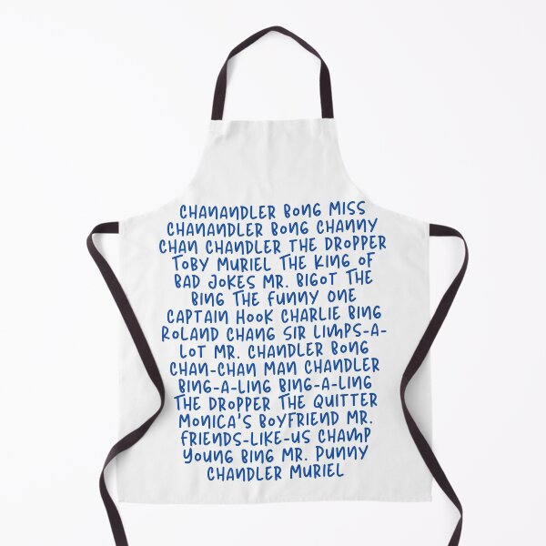 Item preview, Chandler Bing, nicknames from Friends TV show designed and sold by Hobsquable.