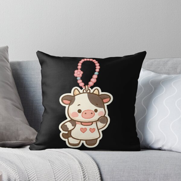 Item preview, Cute cow Kawaii keychain designed and sold by DamioPolArt.