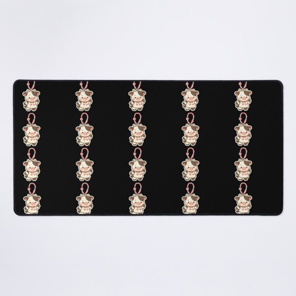 Item preview, Cute cow Kawaii keychain designed and sold by DamioPolArt.