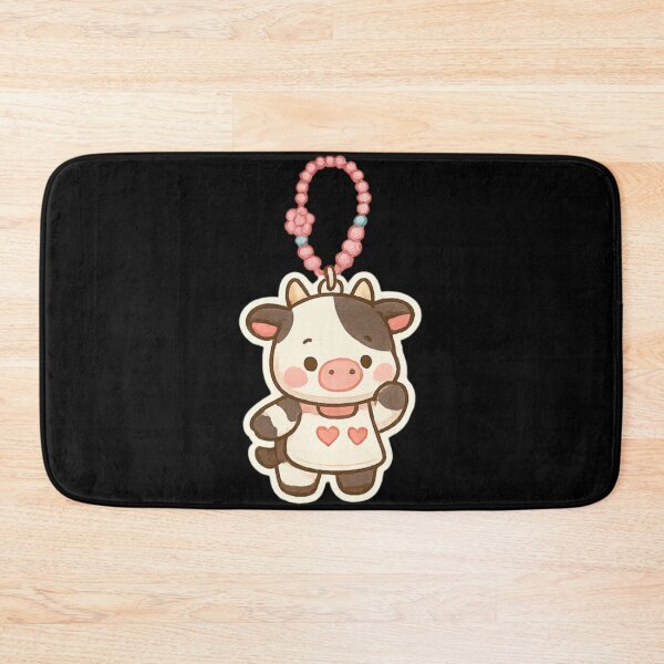Item preview, Cute cow Kawaii keychain designed and sold by DamioPolArt.