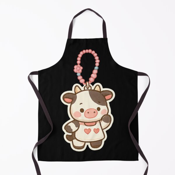 Item preview, Cute cow Kawaii keychain designed and sold by DamioPolArt.