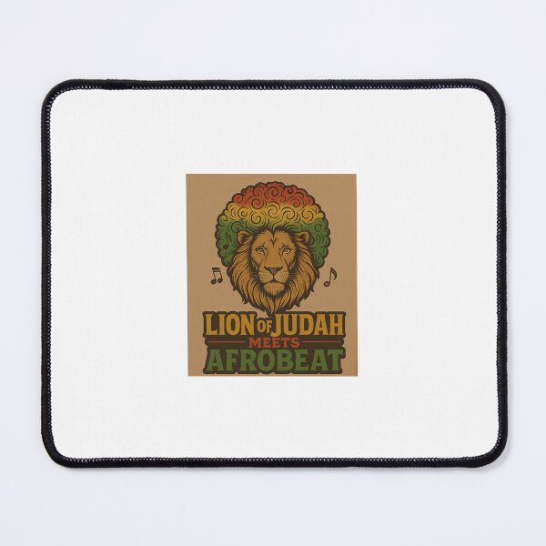 Item preview, Lion of Judah Meets Afrobeat – Reggae Afro Art designed and sold by DoraJay.