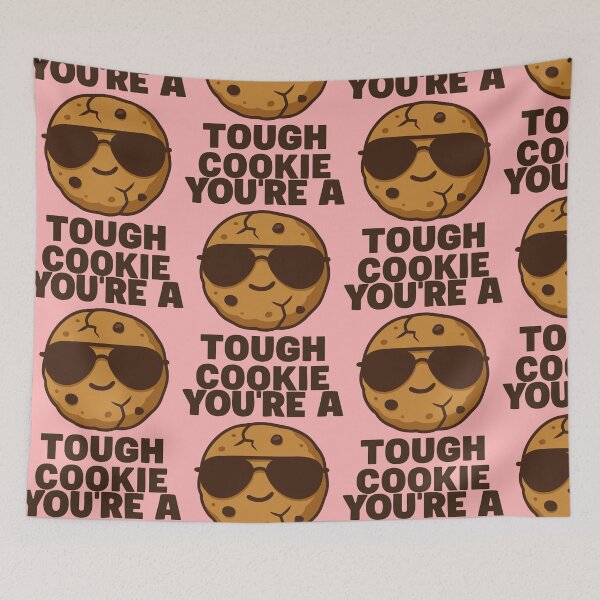 Item preview, Tough Cookie Funny Pun Cartoon designed and sold by graphicnew.