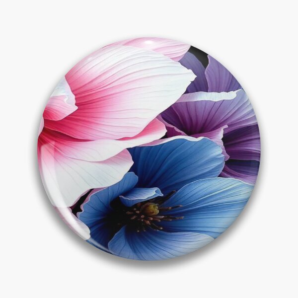 Item preview, pastel pink blue florals designed and sold by  Mudikeys.