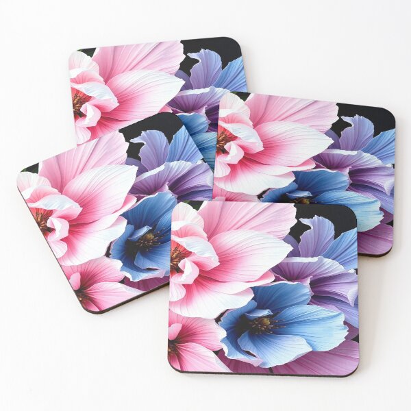 Item preview, pastel pink blue florals designed and sold by  Mudikeys.