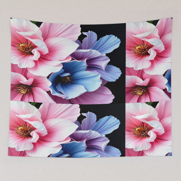 Item preview, pastel pink blue florals designed and sold by  Mudikeys.
