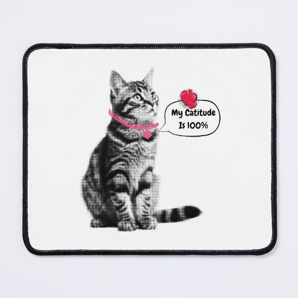 Item preview, 100% Catitude Mode On designed and sold by funwithstickers.