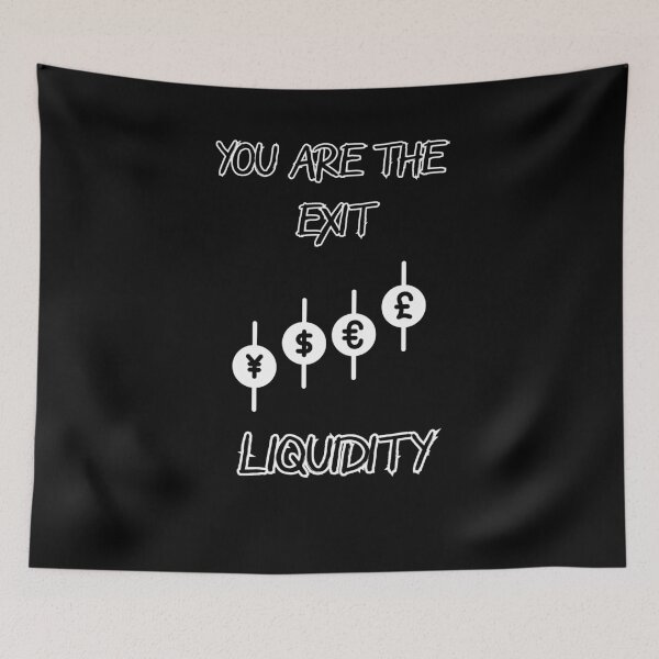 Item preview, You Are The Exit Liquidity Crypto Trader designed and sold by Lunari Prints.