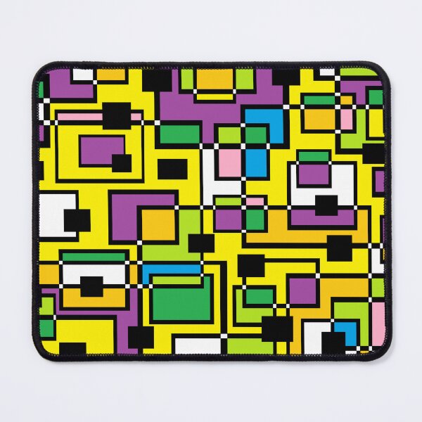 Item preview, Retro Geometric Grid designed and sold by Quennie Bacol Artwork.