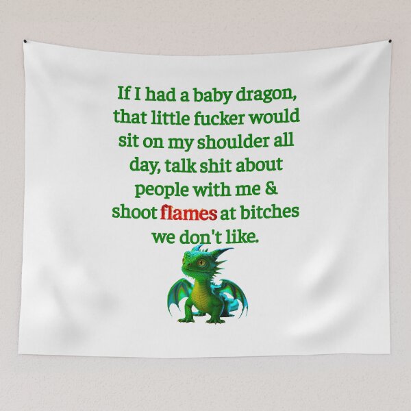 Item preview, If I Had A Baby Dragon designed and sold by Angry Swan Designs.