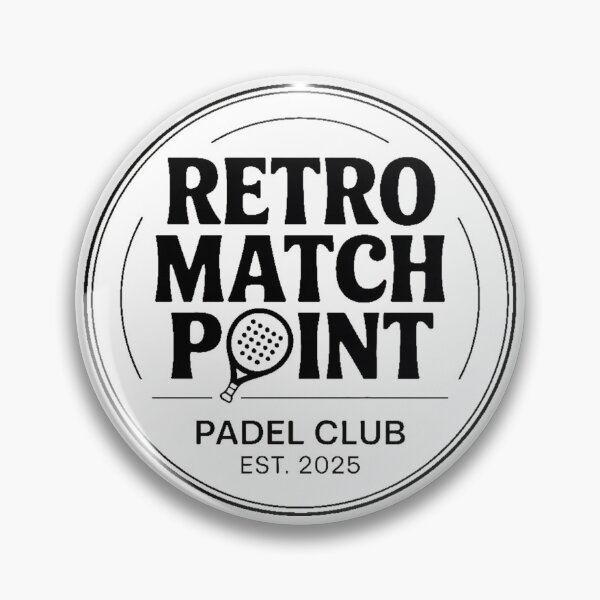 Artikelvorschau, Retro Match Point T-Shirt – Vintage Club Padel Vibes entworfen und verkauft von vibeandpadel.