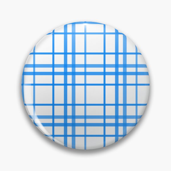 Item preview, Blue On White Grid Plaid Pattern Design  designed and sold by PatternTitan.