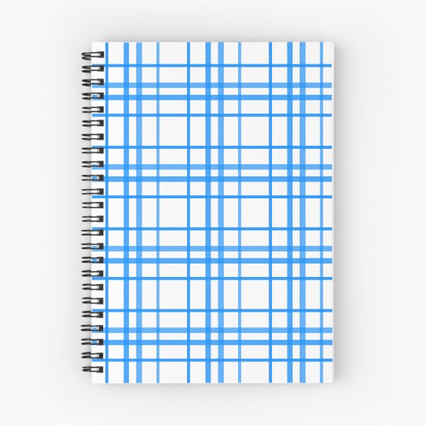 Item preview, Blue On White Grid Plaid Pattern Design  designed and sold by PatternTitan.