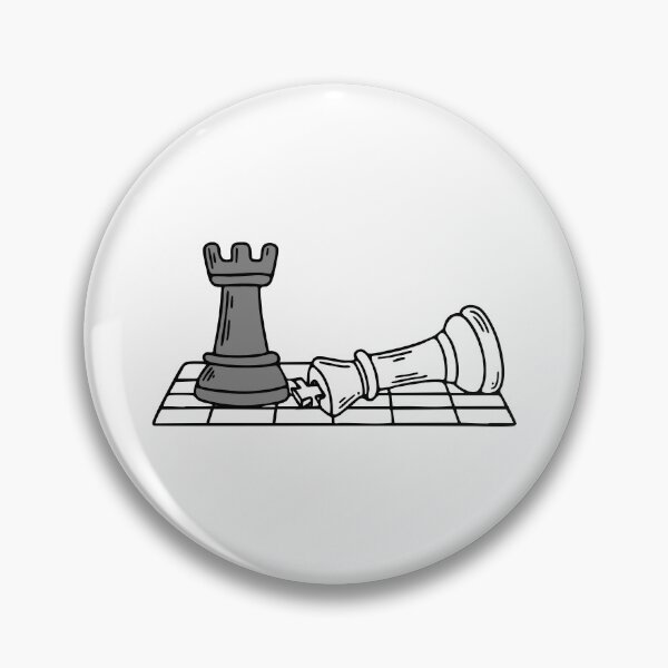 Item preview, Rook chess piece casting a shadow on the board during an intense game designed and sold by rasagamastore.
