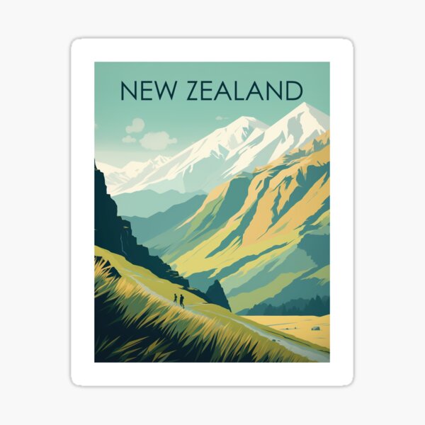 Item preview, NEW ZEALAND TRAVEL ART designed and sold by MarkedArtPrints.