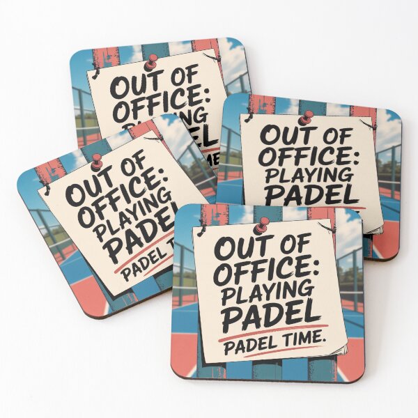 Item preview, Out of Office, Playing Padel T-Shirt – Playing Padel, Be Back Never designed and sold by vibeandpadel.
