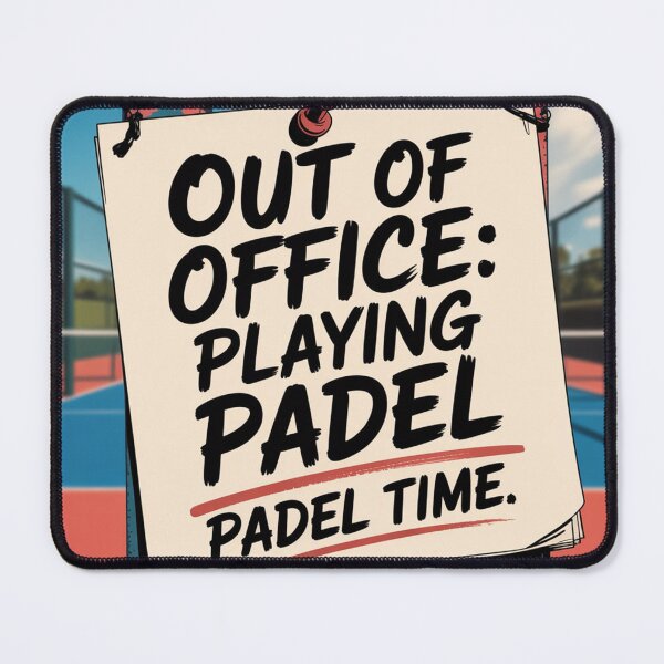 Item preview, Out of Office, Playing Padel T-Shirt – Playing Padel, Be Back Never designed and sold by vibeandpadel.