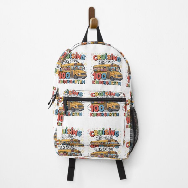 Item preview, Cruising Through 100th Days of Kindergarten, Cute School Bus 100th Day T-SHIRTS  designed and sold by podlook.