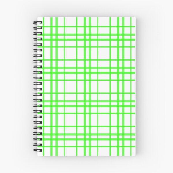 Item preview, Green On White Grid Plaid Pattern Design  designed and sold by PatternTitan.