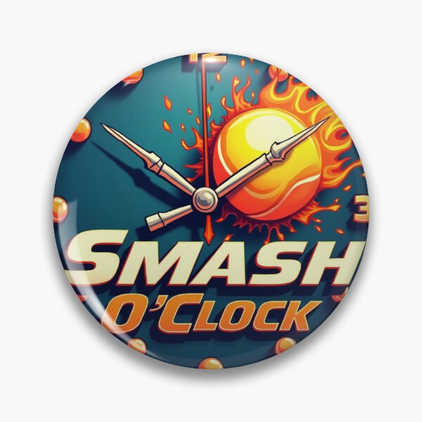 Item preview, Smash O’Clock T-Shirt – It’s Always Time to Hit Hard designed and sold by vibeandpadel.