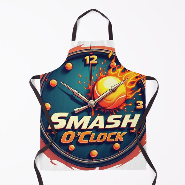Item preview, Smash O’Clock T-Shirt – It’s Always Time to Hit Hard designed and sold by vibeandpadel.