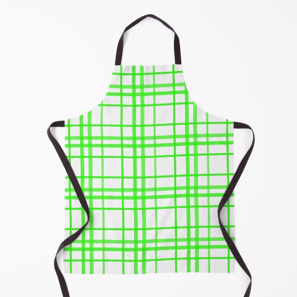 Item preview, Green On White Grid Plaid Pattern Design  designed and sold by PatternTitan.