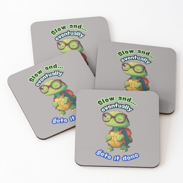 Item preview, Slow and Eventually Gets It Done – Wise Turtle Motivation Design designed and sold by OskArt design.