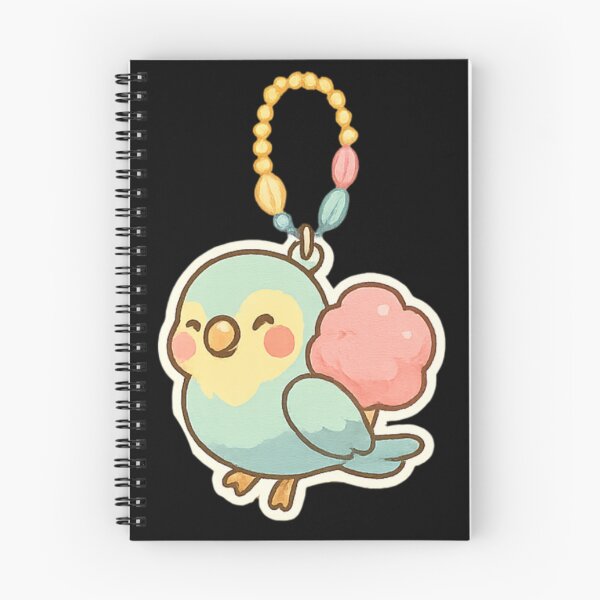 Item preview, Cute parrot Kawaii keychain designed and sold by DamioPolArt.