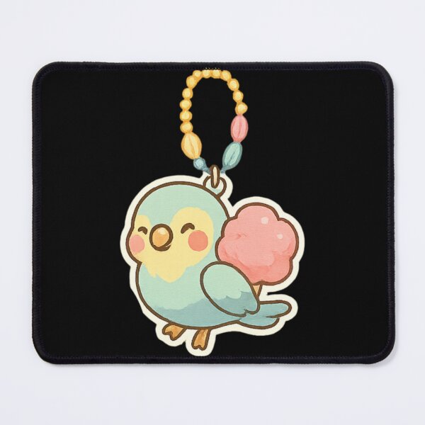 Item preview, Cute parrot Kawaii keychain designed and sold by DamioPolArt.