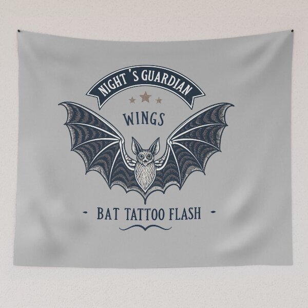 Item preview, Bat Tattoo designed and sold by bihtti.