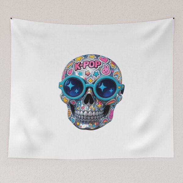 Item preview, Skull K-POP designed and sold by HiresFilm.