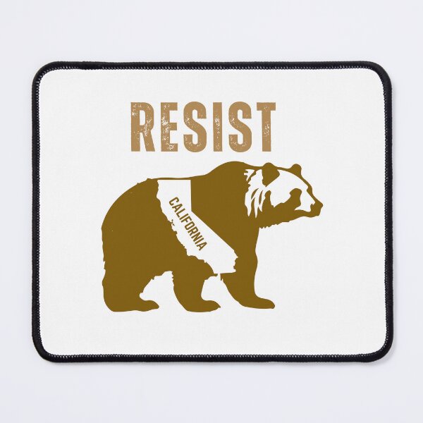 Item preview, Resist Bear California designed and sold by INFINITYGUY ⭐⭐⭐⭐⭐.
