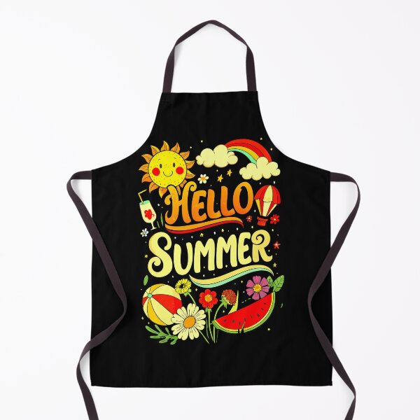 Item preview, Hello Summer Fun – Cute Sun, Rainbow & Watermelon designed and sold by VikArtStudio.