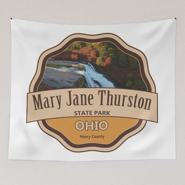 Item preview, Mary Jane Thurston State Park, Henry County, Ohio designed and sold by Wanderful-roads.