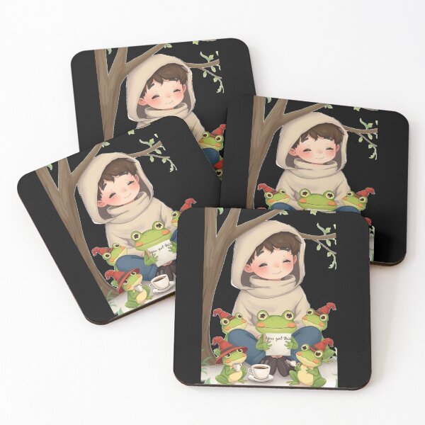 Item preview, Emotionally supported by frogs Funny Gift designed and sold by Aetheriswork.
