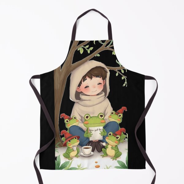 Item preview, Emotionally supported by frogs Funny Gift designed and sold by Aetheriswork.