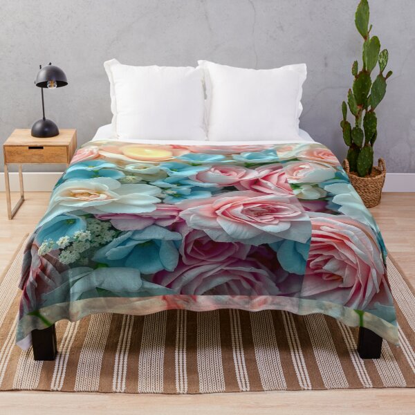 Item preview, pastel aesthetic floral bluewhite,pink white designed and sold by Mudikeys.