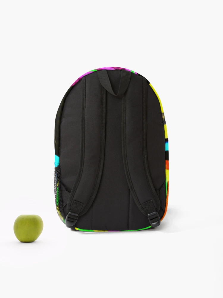 Thumbnail 2 of 3, Backpack, Neon Setting In Abstract designed and sold by SmashingDeals.