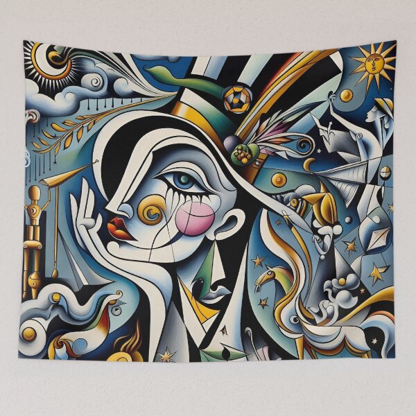 Item preview, Imagine a Cubist painting called "Madness" designed and sold by aleksandr13.