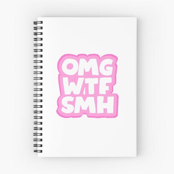 Item preview, Funny Internet Acronym Meme Sticker – OMG WTF SHM Pink Design designed and sold by Moonbeam-Market.