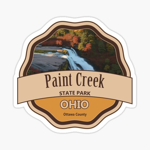 Item preview, Paint Creek State Park, Ottawa County, Ohio designed and sold by Wanderful-roads.