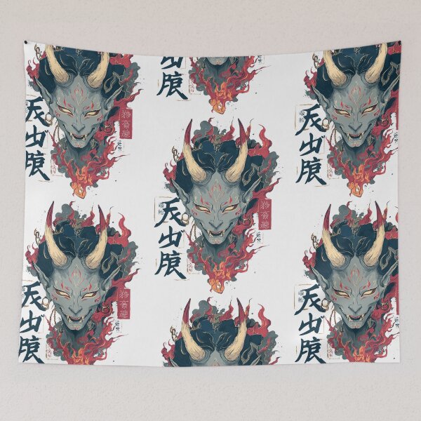 Item preview, Vengeful Japanese Hannya Art designed and sold by bapupa.
