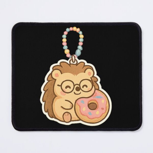 Item preview, Cute hedgehog Kawaii keychain designed and sold by DamioPolArt.