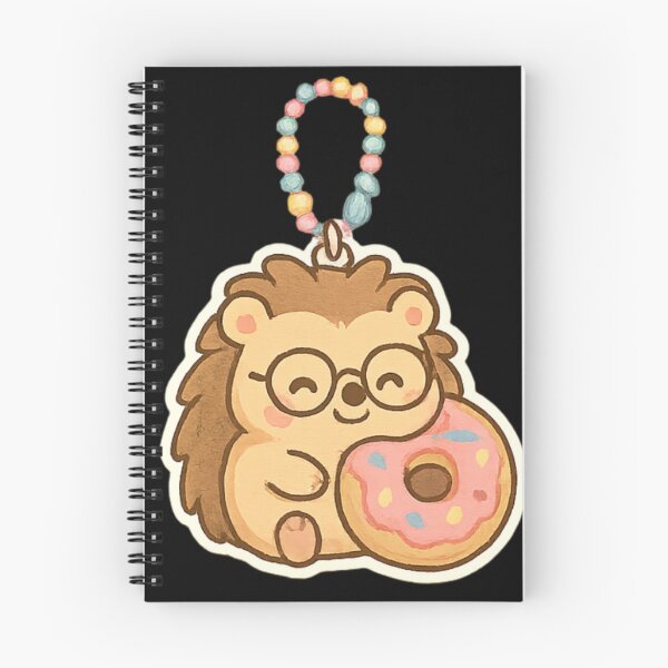 Item preview, Cute hedgehog Kawaii keychain designed and sold by DamioPolArt.