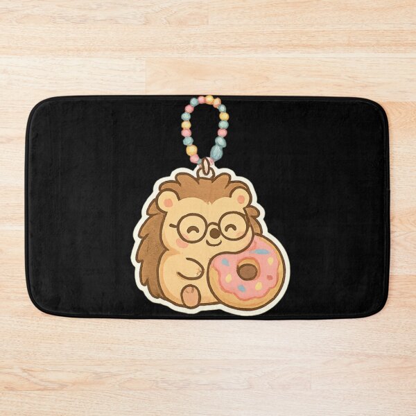 Item preview, Cute hedgehog Kawaii keychain designed and sold by DamioPolArt.