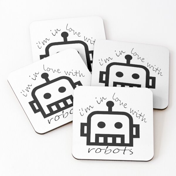 Item preview, I’m in Love With Robots – Robot & Technology Design – Sci-Fi & Tech Lover Gift designed and sold by sednalafandy79.