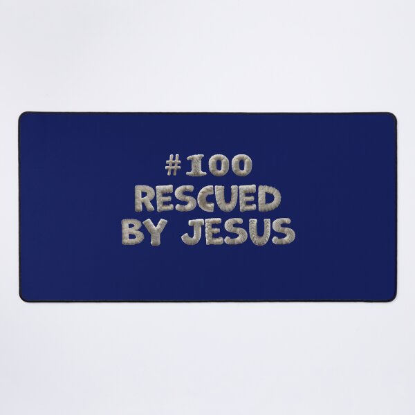 Item preview, #100 Rescued by Jesus | Inspirational | Minimalist designed and sold by JirehKollezion.